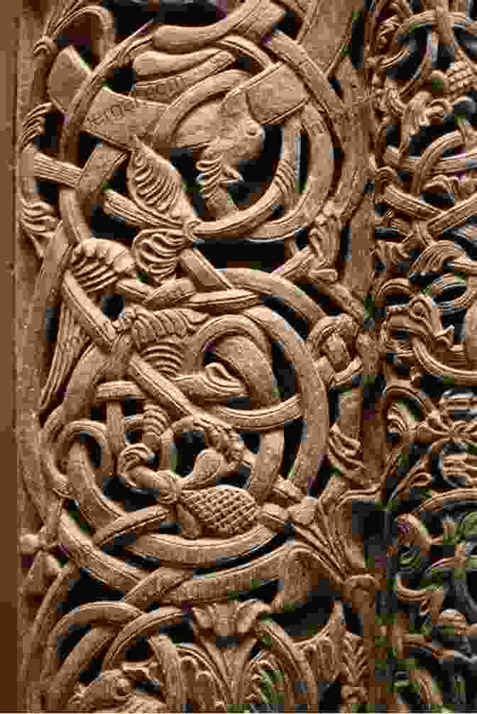 A Beautifully Carved Viking Artifact Displaying Intricate Designs And Motifs Viking Legacy: A Cornerstone Of World Civilization