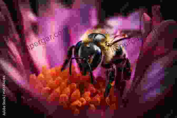 A Bee Diligently Collecting Pollen From A Flower The Lives Of Bees: The Untold Story Of The Honey Bee In The Wild