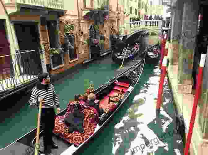 A Couple Sharing A Romantic Gondola Ride Through The Canals Of Venice A Wedding On The Riviera