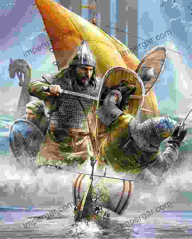 A Fierce Battle Between Viking Warriors And Their Opponents Viking Legacy: A Cornerstone Of World Civilization