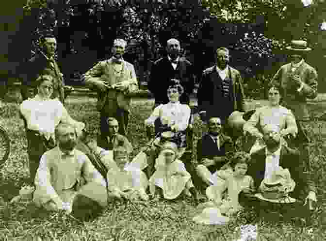 A Formal Portrait Of A British Family In Calcutta, Circa 1870, Elegantly Dressed In Victorian Attire. Imperial Life In The Emerald City