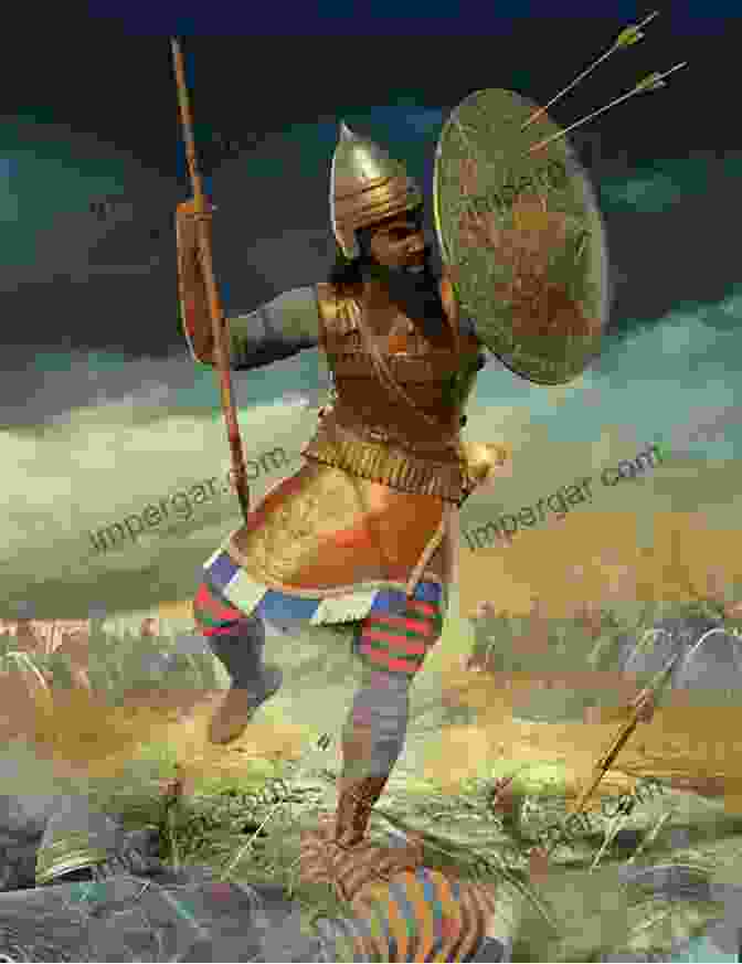 A Formidable Assyrian Warrior In Full Battle Gear Comprising The History Of The Israelites Egyptians Assyrians And Babylonians