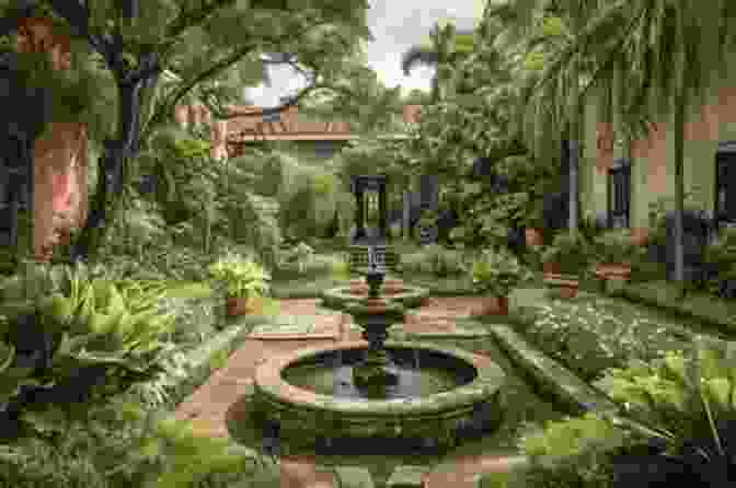 A Hidden Garden In Paris, With Lush Greenery And A Tranquil Fountain. Romance Set In Paris: The City Of Love: Romance Novel 2024