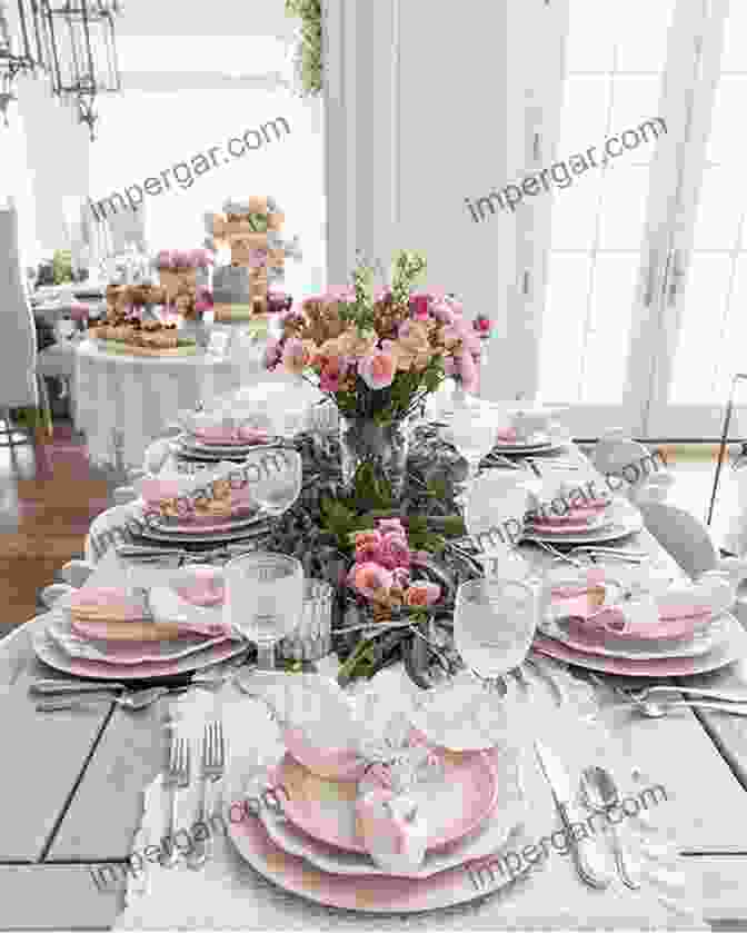 A Lavishly Decorated Kitchen Table Set Up For A Delightful Mother's Day Brunch 365 Favorite Mother S Day Recipes: Mother S Day Cookbook Your Best Friend Forever