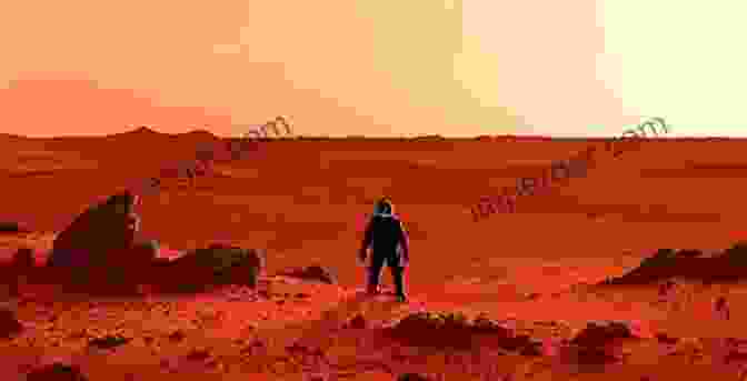 A Lone Astronaut Stands On The Surface Of Mars, His Silhouette Against The Backdrop Of A Starlit Sky Another Lonely Night On The Planet Mars: My Love Song Lyrics Collection