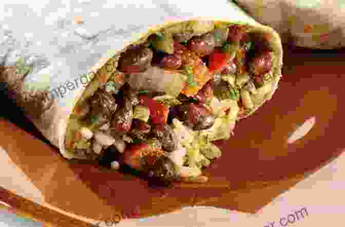 A Photo Of A Bean Burrito. 10 Healthy Quick And Easy Weight Watchers Recipes With Best Diet Meal Plat Cookbook: Change Your Life