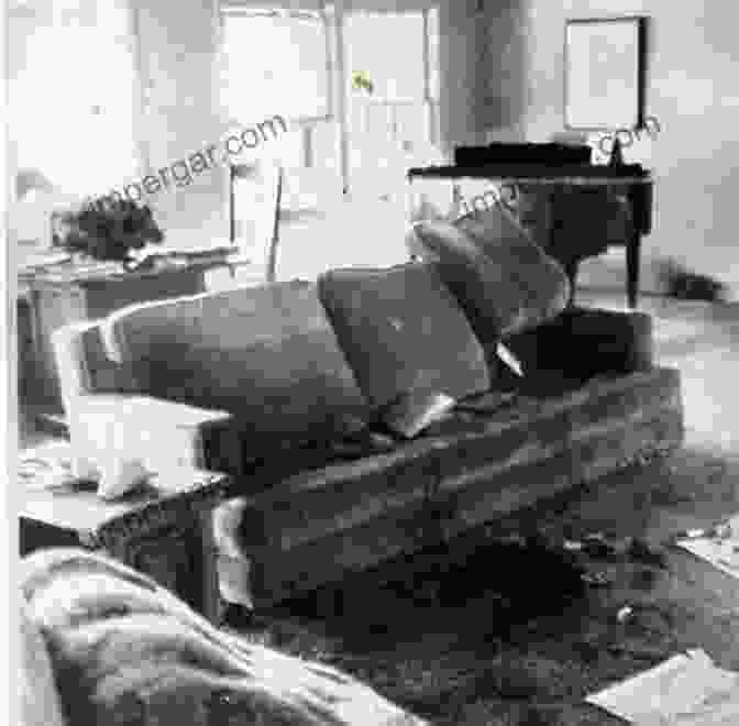 A Photograph Of The Crime Scene At The Tate Residence, Showing The Blood Stained Walls And Floor CHARLES MANSON: Helter Skelter The Entire Life Story Biography Facts Quotes (True Crime 2)