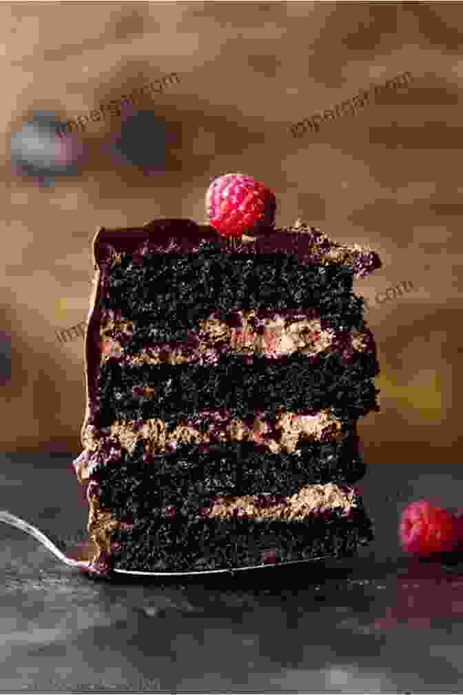 A Tempting Chocolate Cake With Layers Of Creamy Frosting And Chocolate Shavings Food Clip Art Stephen Bucaro