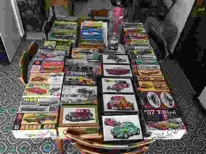 A Well Maintained Muscle Car Model Kit Collection On Display Collecting Muscle Car Model Kits