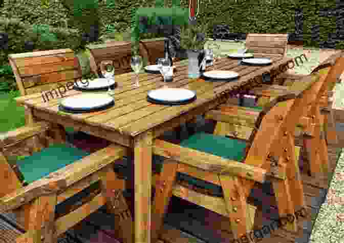 A Wooden Deck With A Table And Chairs. Black Decker The Complete Guide To Custom Shelves Built Ins: Build Custom Add Ons To Create A One Of A Kind Home (Black Decker Complete Guide)