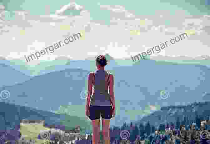 A Young Woman Standing On A Mountaintop, Looking Out At A Vast Landscape. Beyond The High Blue Air: A Memoir