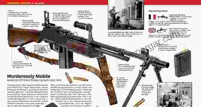 American Soldiers Operating A Browning M1918a2 During World War II, Demonstrating Its Ease Of Use And Effectiveness In Close Combat Improvised Munitions Combined With DS GS AND DEPOT MAINTENANCE MANUAL RIFLE CALIBER 30 AUTOMATIC: BROWNING M1918A2 W/E