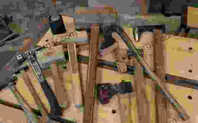 An Array Of Woodworking Tools, Including A Saw, Hammer, Chisel, And Mallet, Scattered On A Workbench Woodworking: Traditional Craft For Modern Living