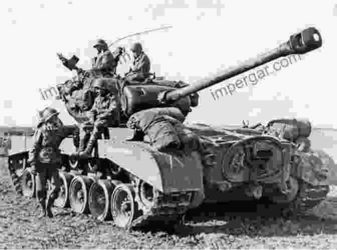 An M26 Pershing Tank Advancing Towards German Positions Armored Champion: The Top Tanks Of World War II