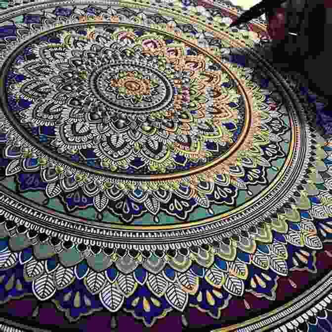 Completed Mandala With Vibrant Colors And Intricate Details Meditations In Color Sheryl Thies