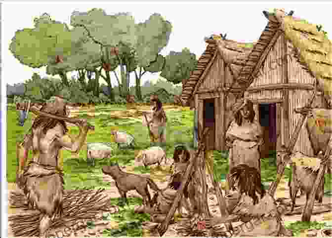 Evocative Image Of A Neolithic Settlement, Showcasing Farmers Tending To Fields Of Wheat And Barley, Surrounded By Livestock And Dwellings, Capturing The Pivotal Role Of Agriculture In Shaping Neolithic Communities. Plants In Neolithic Britain And Beyond (Neolithic Studies Group Seminar Papers 5)