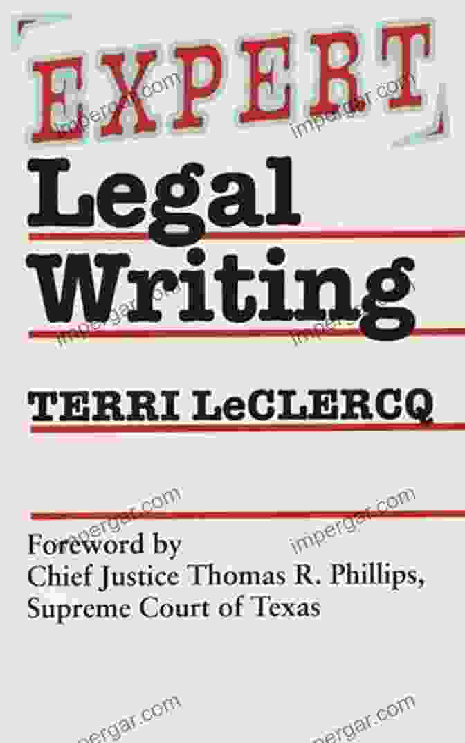 Expert Legal Writing Cover By Terri Leclercq Expert Legal Writing Terri LeClercq