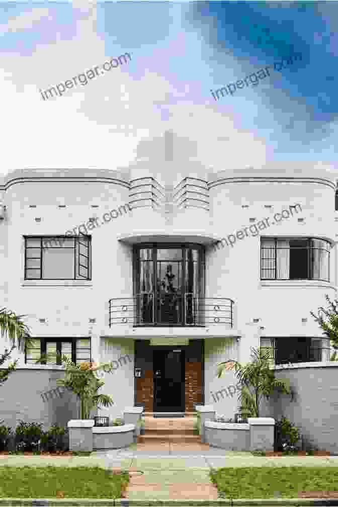 Exterior Of A Striking 1920s Art Deco Apartment Building, Showcasing A Stepped Silhouette And Geometric Ornamentation. The Most Popular Homes Of The Twenties (Dover Architecture)