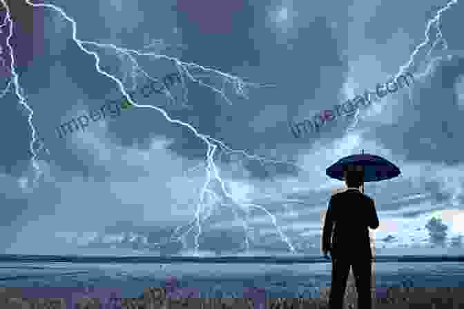 Image Of A Person Standing Strong Amidst Stormy Clouds. The How Of Happiness: A New Approach To Getting The Life You Want