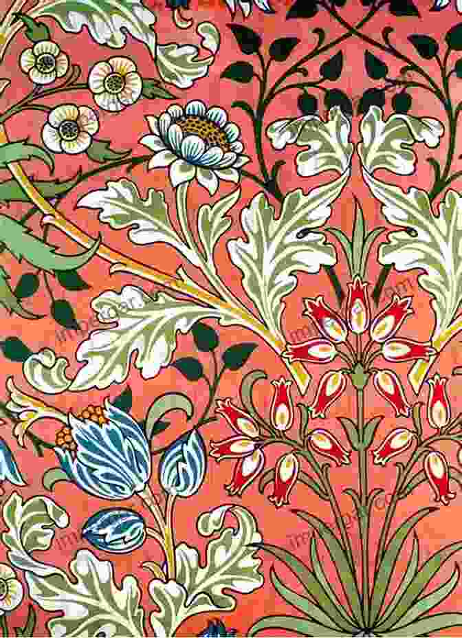 Intricate Pattern Design By William Morris, Featuring Stylized Flowers And Foliage William Morris Decor Design (mini)