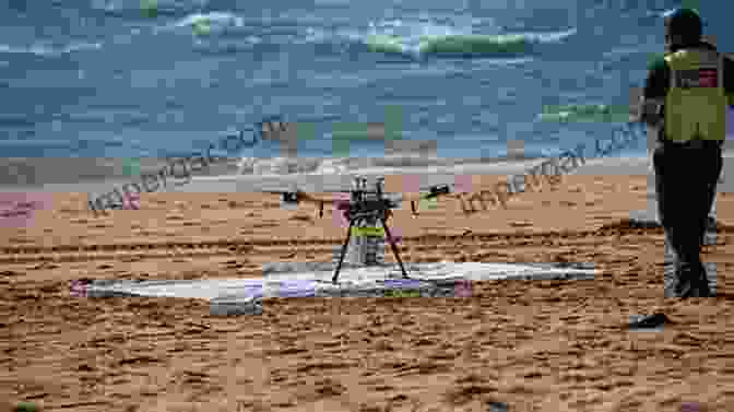 Lifeguard Using A Drone For Aerial Surveillance The Science Of Beach Lifeguarding