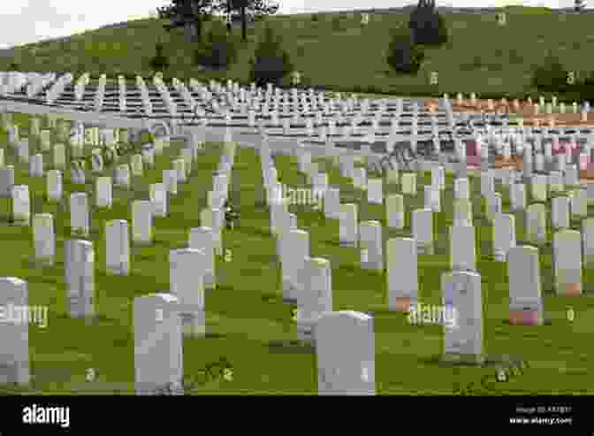 Panoramic View Of A Military Cemetery From The War Of 1812, With Rows Of White Headstones Marking The Graves Of Fallen Soldiers Snake Hill: An Investigation Of A Military Cemetery From The War Of 1812