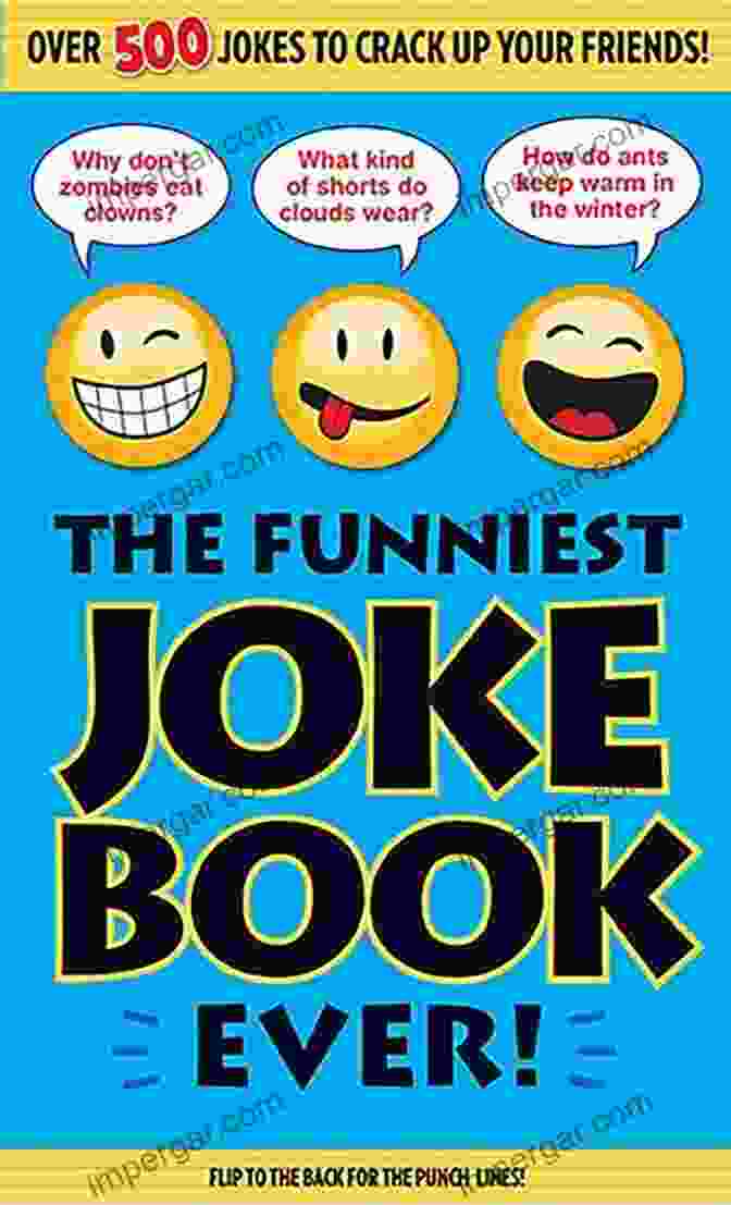 The Best Joke Ever Book Cover Featuring A Laughing Clown With An Exaggerated Grin Against A Vibrant Red Background The Best Joke Ever