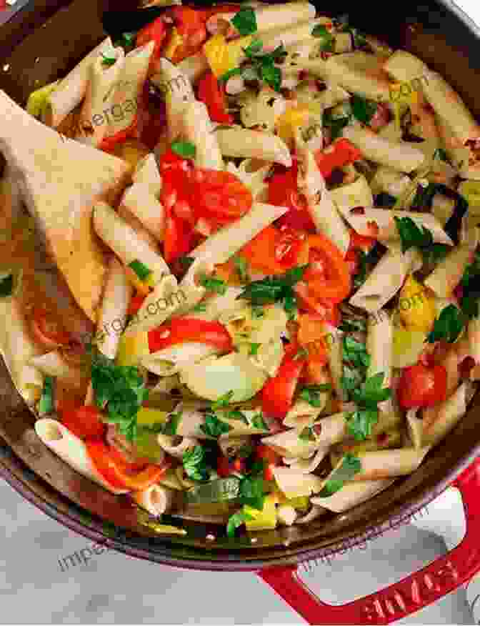 Vibrant One Pot Pasta Dish Featuring Colorful Vegetables And Aromatic Herbs Vegan One Pot Wonders: Easy Delicious Plant Based Meals For The Modern Home Cook