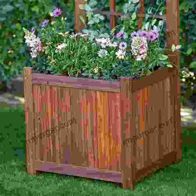 Wooden Planters In A Garden Homesteading Woodworking: 10 Useful And Easy To Make Wooden Facilities For Your Garden