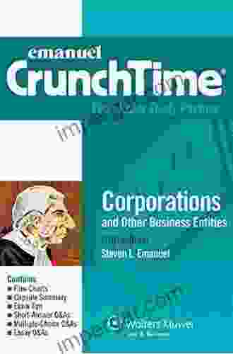 Emanuel CrunchTime For Corporations And Other Business Entities (Emanuel CrunchTime Series)